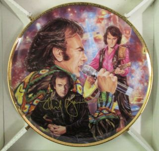Mib 1997 Gartlan Neil Diamond Pop Musician Personally Autographed Plate 149