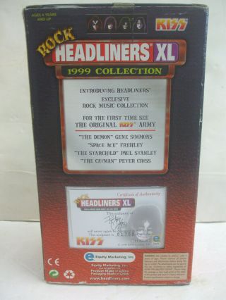 1999 Rock Headliners XL Kiss Peter Criss Figure Spencer Gifts Exclusive Variant 3