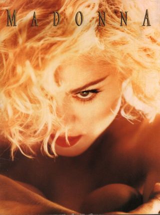 Madonna 1990 Blonde Ambition World Tour Concert Program Book / Ex 2 Near