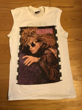 Vintage Madonna Like A Virgin Tour Concert T - Shirt 1985 Small