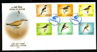 Qatar 2009 Birds Fdc First Day Cover