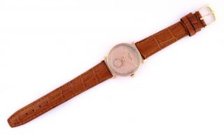 Rare (ca.  1948) Patek Philippe ref.  1461 18k Rose Gold Round Men ' s Wristwatch 2