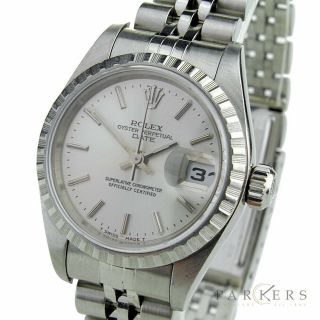 ROLEX LADY DATE OYSTER PERPETUAL STAINLESS STEEL AUTOMATIC WRISTWATCH 79240 3