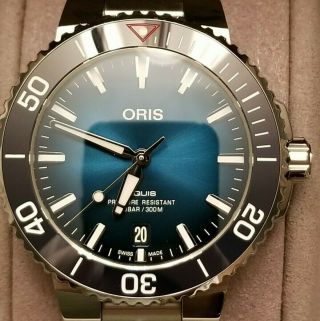 Oris Aquis Ocean Limited Edition Mens Watch 01 733 7732 4185 - Set