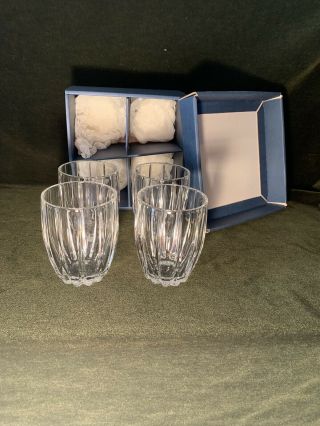 Marquis By Waterford Omega Set Of 4 Double Old Fashioned Tumblers -