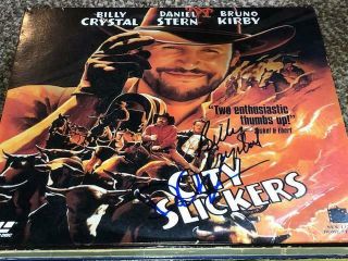 Billy Crystal & Daniel Stern Signed Autographed City Slickers Laser Disc