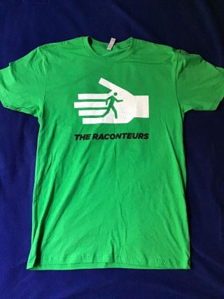 The Raconteurs Official 2019 Tour Merch Green Shirt Jack White