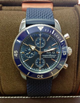 Breitling Superocean Heritage Ii 44 A13313 Blue Dial Box And Papers 2018