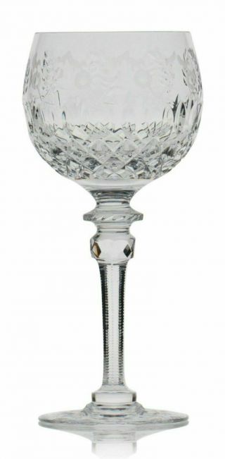 Rogaska Gallia Crystal Hock Wine Goblet Stem,  8 " Tall,  2 3/4 " Diameter