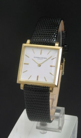Rare Solid 18ct 18k Gold Vacheron Constantin Ultra Fine Gents Watch C1959 - 60