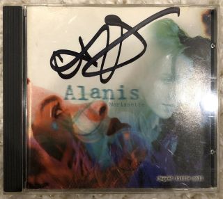 Alanis Morissette Signed Autographed Jagged Little Pill Cd