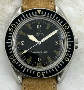 Vintage Omega Seamaster 300 Ref.  165.  024 Diver Wristwatch Bakelite Bezel Nr