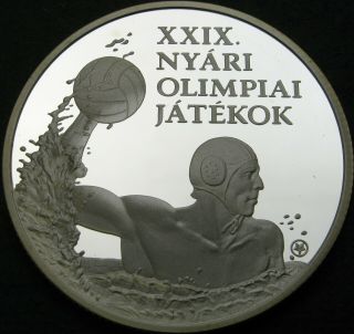 Hungary 5000 Forint 2008 Proof - Silver - Beijing Olympics Waterpolo - 2549 ¤