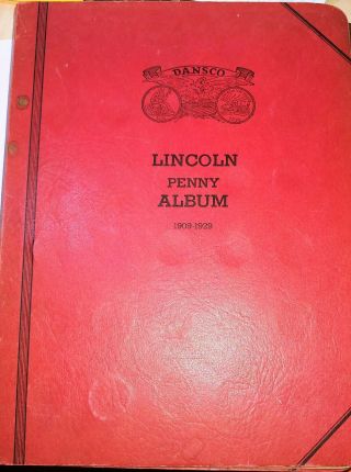 Two Incomplete Dansco Lincoln Penny Albums 1909 To 1929 And 1930 To 1950