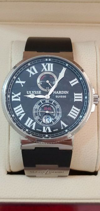 Ulysse Nardin Maxi Marine Chronometer 263 - 67 Wrist Watch For Men