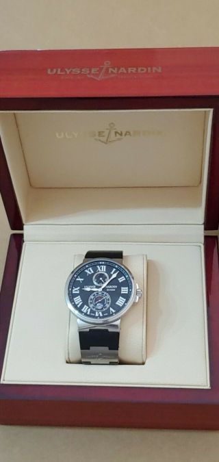Ulysse Nardin Maxi Marine Chronometer 263 - 67 Wrist Watch for Men 2