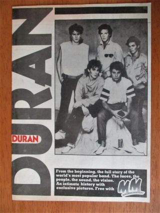 Duran Duran Melody Maker Newsletter 1983