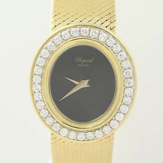 Chopard Ladies Diamond Watch - 18k Yellow Gold Quartz 2 Year 1.  36ctw