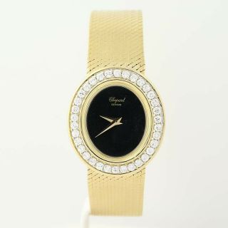 Chopard Ladies Diamond Watch - 18k Yellow Gold Quartz 2 Year 1.  36ctw 2