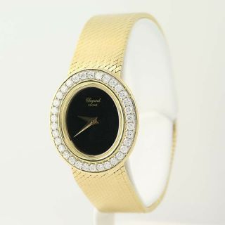 Chopard Ladies Diamond Watch - 18k Yellow Gold Quartz 2 Year 1.  36ctw 3