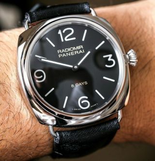 Panerai Radiomir 8 Days Pam610 45mm In Ss And Leather Strap 100 Authentic,