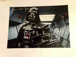 James Earl Jones Darth Vader Anakin Star Wars Signed Autograph 6x8 Photo