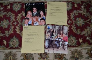 Friends Tv Show Cast,  X (6) Signed Autographed Photo 