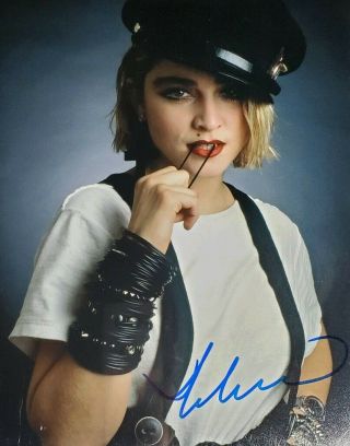 Madonna Hand Signed 8x10 Photo W/holo