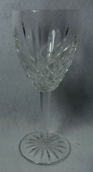 Waterford Crystal Araglin Pattern Wine Goblet - 7 - 1/8 "