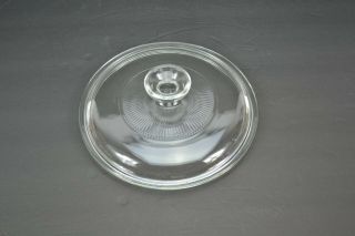 Vintage Pyrex Corning Ware Clear Glass Round 7 5/8 " Replacement Lid G5c