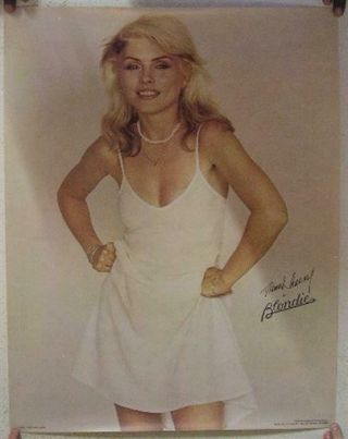 Blondie Poster Debbie Harry Deborah Harry Vintage