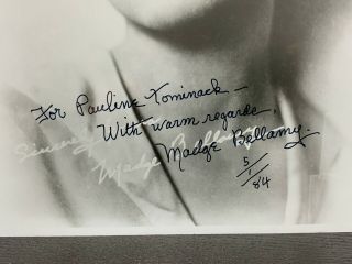 MADGE BELLAMY AUTOGRAPHS 8x10 Signed Photo & Signed Postcard w/ Envelope ACTRESS 3