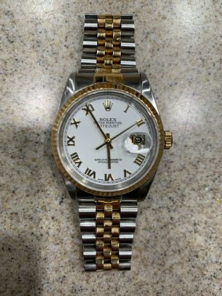 Mens Rolex Oyster Perpetual Datejust