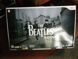The Beatles Rock Band Limited Edition Nintendo Wii - Boxed And Complete
