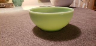 Vintage 1950s Fire - King Oven Ware Jadeite Chili Soup Cereal Bowl 5”