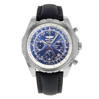 Breitling Bentley A25362 Blue Dial Chronograph Steel Automatic Mens Watch