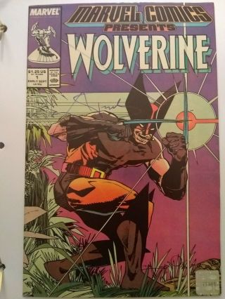 Wolverine Comic Book Signed By Hugh Jackman Marvel Sticker 77805