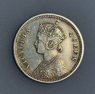 India - British 1/4 Rupee 1862 (b) KM 470 VF 2