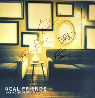 Real Friends - The Home Inside My Head - Vinyl / Lp - Signed / Autographed