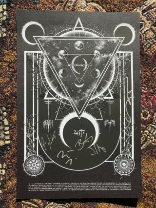 A Perfect Circle / Apc Vip Signed Poster - 2017 Tour