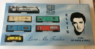 Nib Elvis Presley Love Me Tender 25th Anniversary Ho Custom Train Set Series 1