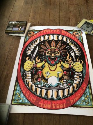 Widespread Panic Poster 2019 420 Fest S/n