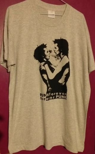 Sid Vicious T - Shirt Punk Rock Forever Sex Pistols Grey Marl Mens Xl Cotton 44 - 46