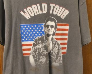 2002 Bruce Springsteen “the Rising” World Tour T - Shirt Size M Medium