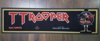 Iron Maiden Trooper Beer Tt Bar Runner.  1st Edition Rare.  Isle Of Man Race Hicky