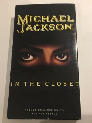 Michael Jackson In The Closet Uk Single Promo Vhs Video