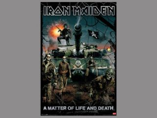 Iron Maiden A Matter Of Life And Death (2006) Album Cover Art Wall Poster