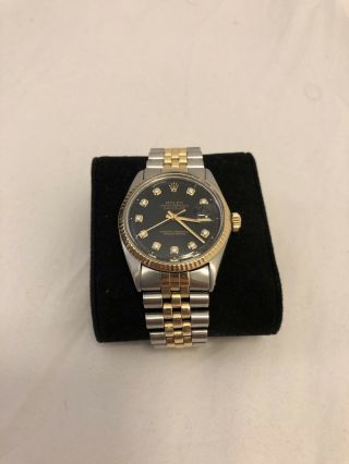 rolex datejust 36mm two tone With Diamond Dial 2