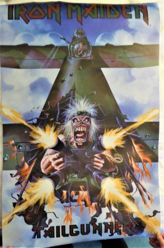 Iron Maiden Tailgunner Vintage Poster,  1991