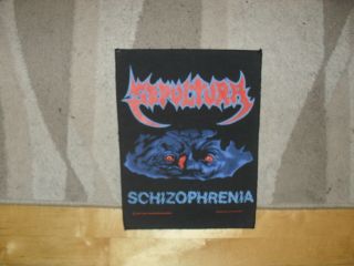 Sepultura Back Patch From 1990 Death Thrash Obituary Carcass Dismember
